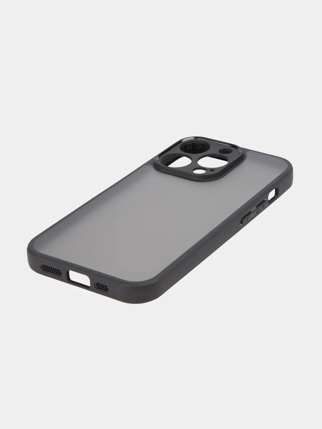Черный чехол для Apple iPhone 14/14 Pro/14 Pro Max пластиковый BROSCORP с силиконовой защитой