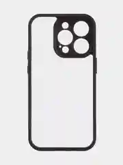 Прозрачный чехол для Apple iPhone 14/14 Pro/14 Pro Max пластиковый BROSCORP с силиконовой защитой
