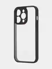 Прозрачный чехол для Apple iPhone 14/14 Pro/14 Pro Max пластиковый BROSCORP с силиконовой защитой
