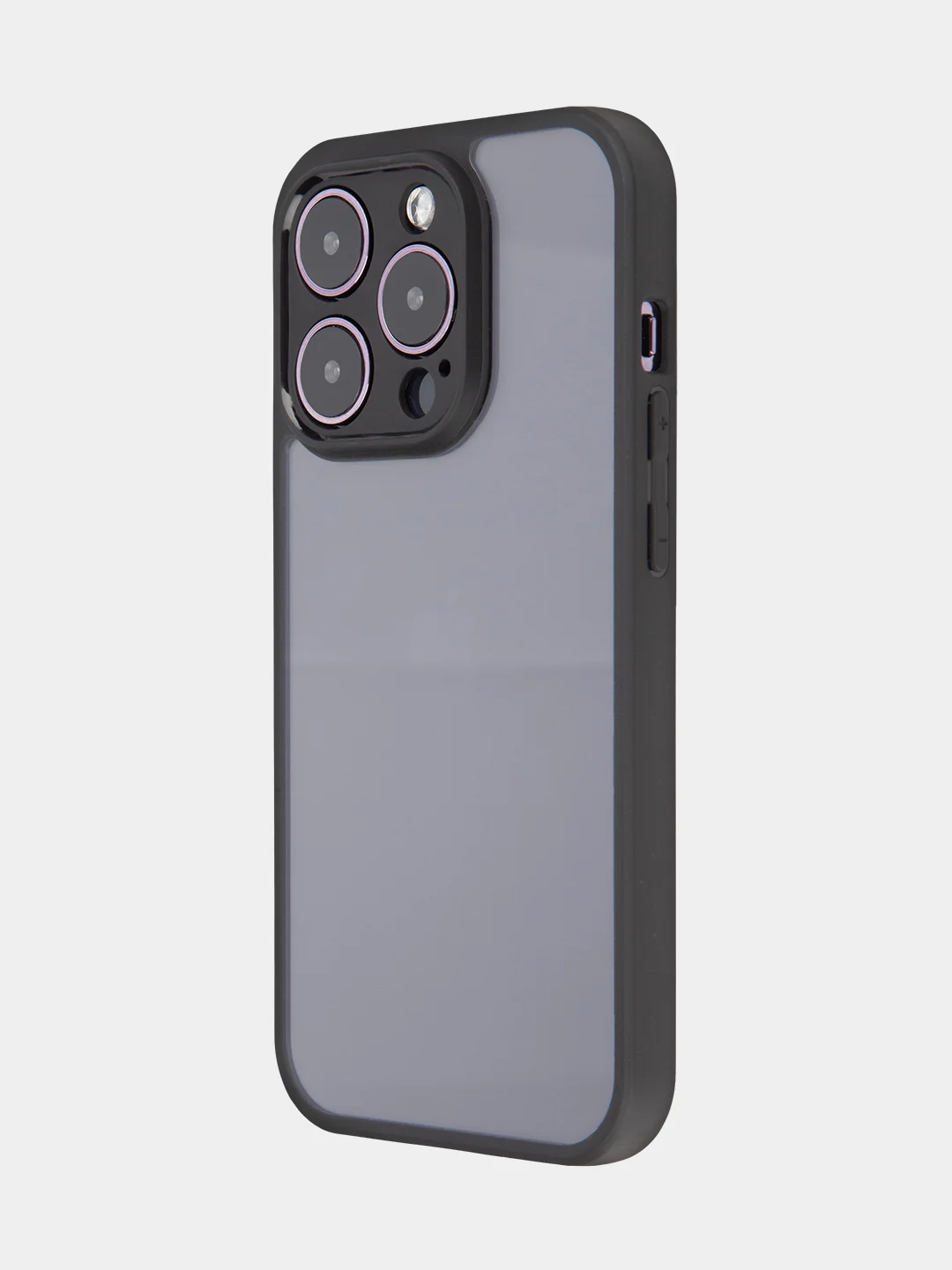 Прозрачный чехол для Apple iPhone 14/14 Pro/14 Pro Max пластиковый BROSCORP с силиконовой защитой