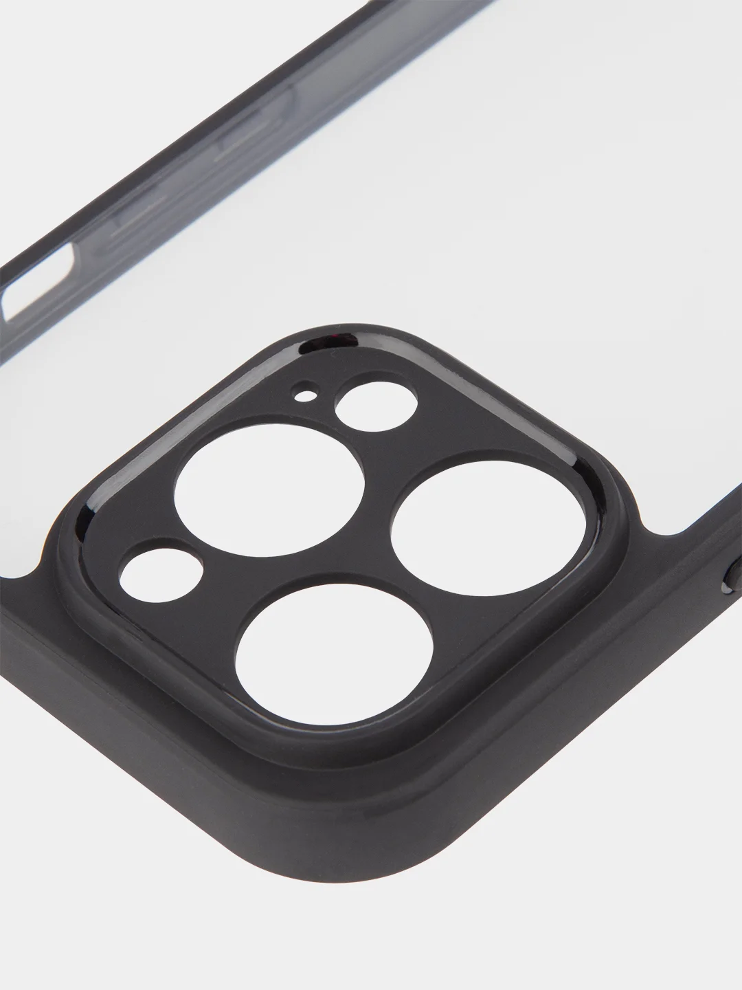 Прозрачный чехол для Apple iPhone 14/14 Pro/14 Pro Max пластиковый BROSCORP с силиконовой защитой