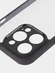 Прозрачный чехол для Apple iPhone 14/14 Pro/14 Pro Max пластиковый BROSCORP с силиконовой защитой