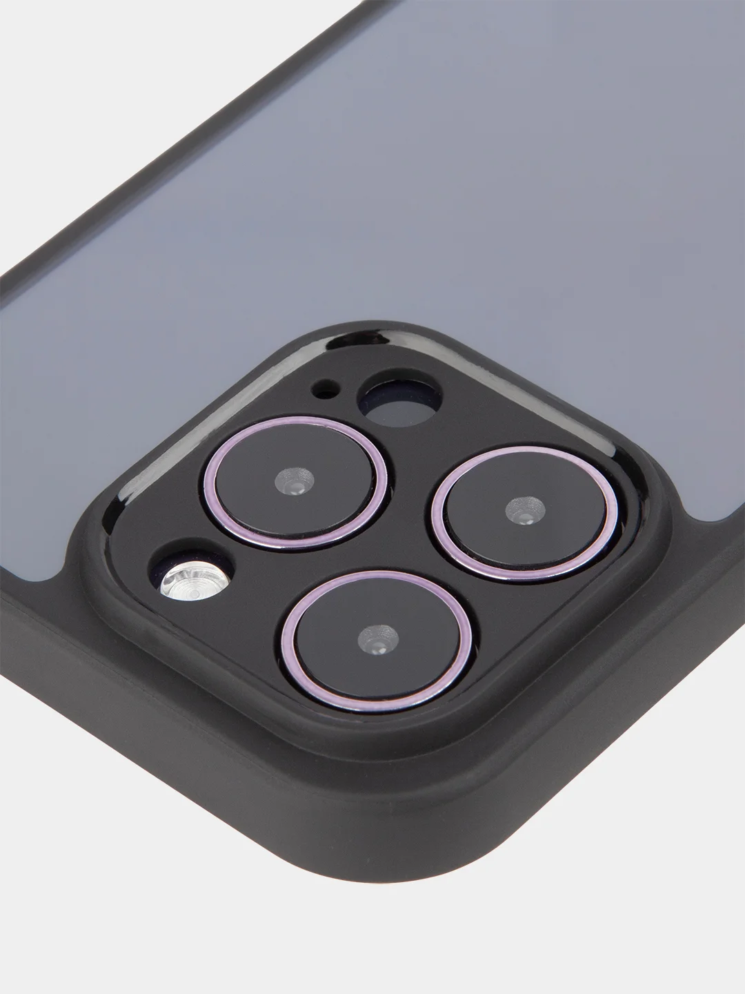 Прозрачный чехол для Apple iPhone 14/14 Pro/14 Pro Max пластиковый BROSCORP с силиконовой защитой
