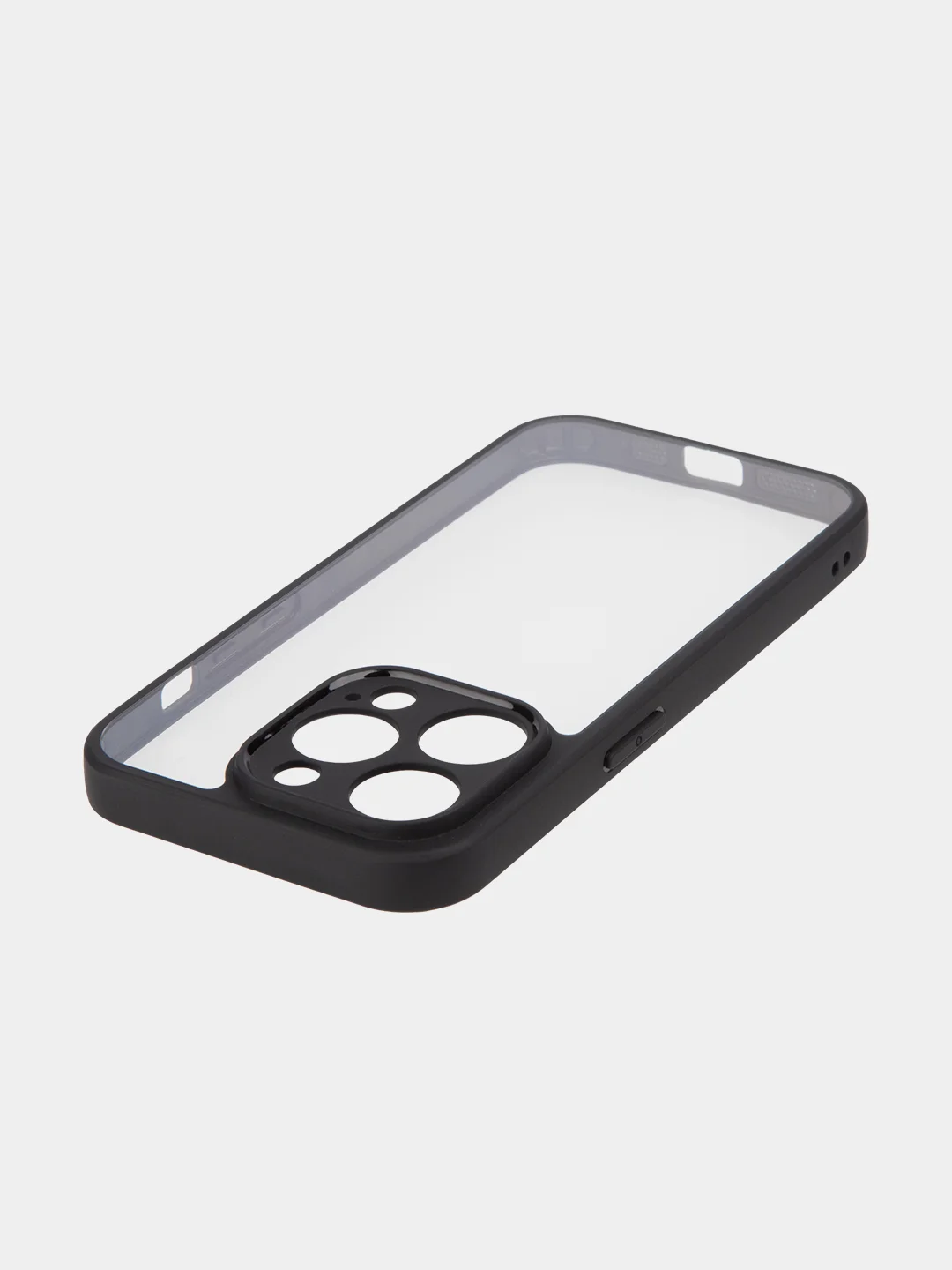 Прозрачный чехол для Apple iPhone 14/14 Pro/14 Pro Max пластиковый BROSCORP с силиконовой защитой
