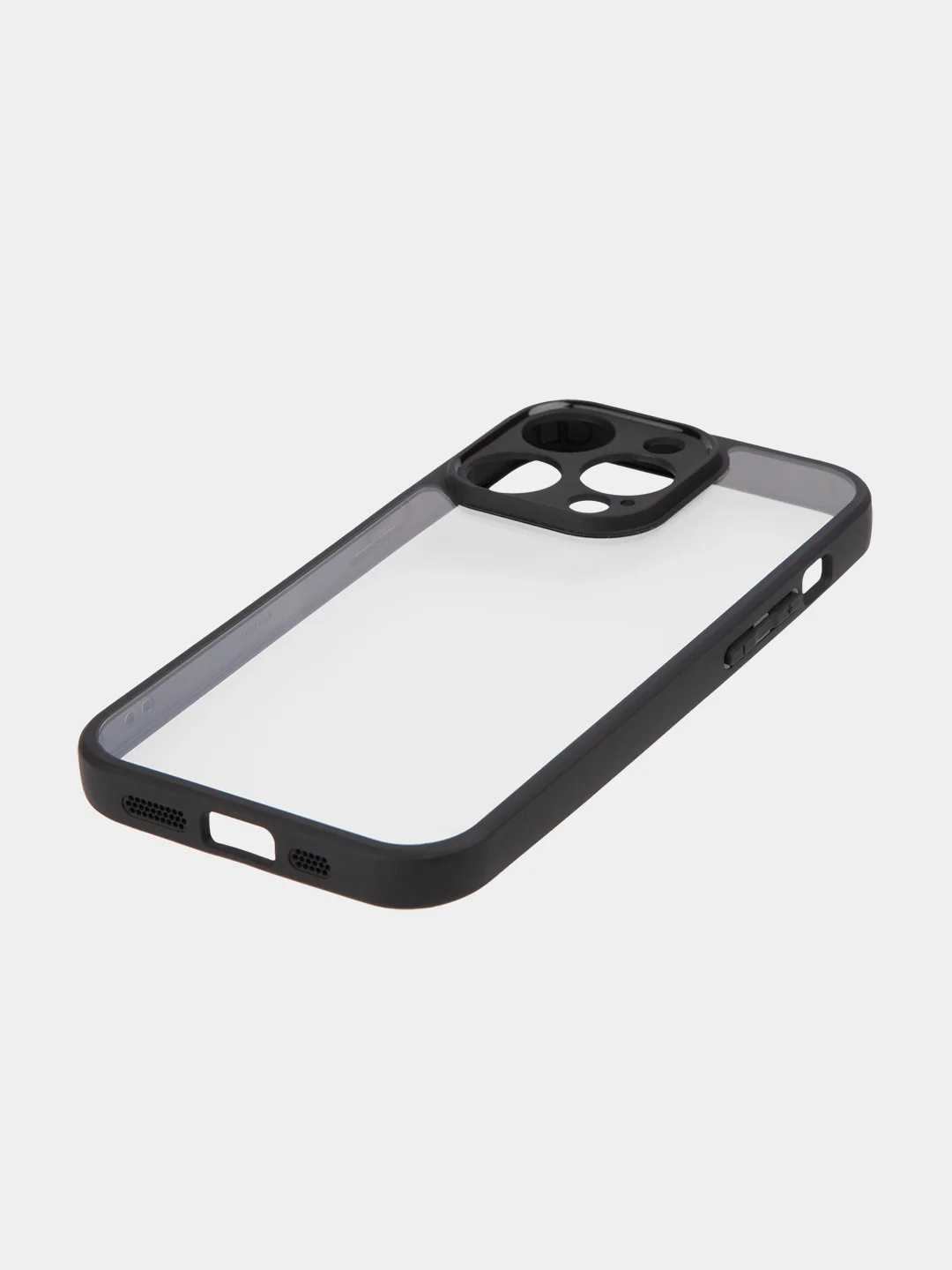 Прозрачный чехол для Apple iPhone 14/14 Pro/14 Pro Max пластиковый BROSCORP с силиконовой защитой