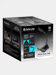 Игровой микрофон Defender Pitch GMC 200 3,5 мм, LED, провод 1.5 м