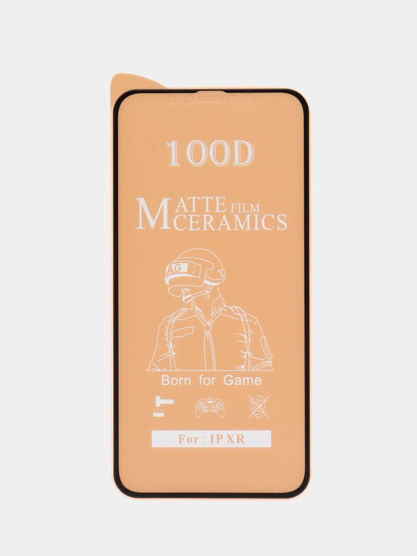 Защитное керамичесоке стекло пленка для iphone 11 айфон XR матовое хорошо гнется не бьется
