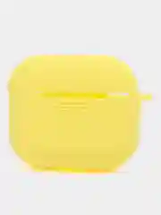 Лимонный силиконовый чехол для Apple AirPods 3 поколения 2021 (с карабином)