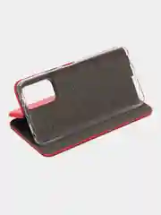 Красный чехол книжка Xiaomi Redmi Note 10 PRO, Note 10 PRO MAXс функцией подставки