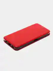 Красный чехол-книжка Honor X6, Honor X8 5G с функцией подставки