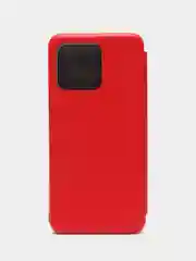 Красный чехол-книжка Honor X6, Honor X8 5G с функцией подставки
