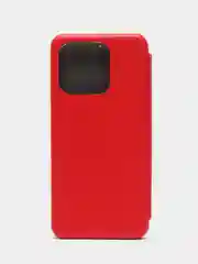 Красный чехол-книжка на Honor X8A, с функцией подставки