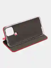 Красный чехол книжка на Xiaomi Redmi A1 Plus, Redmi A2 Plus на магните, с функцией подставки