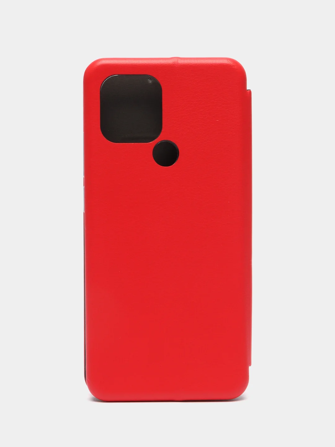 Красный чехол книжка на Xiaomi Redmi A1 Plus, Redmi A2 Plus на магните, с функцией подставки