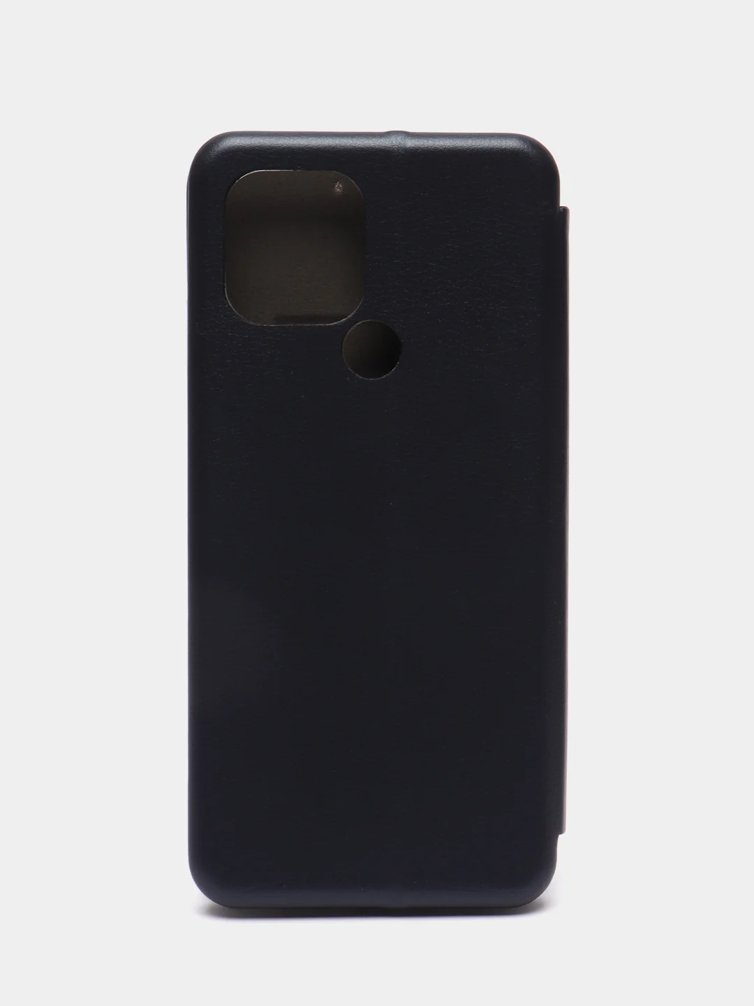 Темно-синий чехол книжка на Xiaomi Redmi A1 Plus, Redmi A2 Plus на магните, с функцией подставки