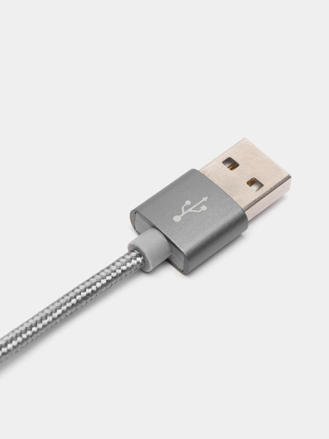 Серебряный кабель зарядный Hoco X2 (Type-C, Lightning, Micro-USB) для Apple iPhone или Андроид
