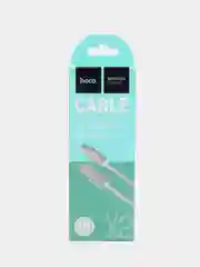 Серебряный кабель зарядный Hoco X2 (Type-C, Lightning, Micro-USB) для Apple iPhone или Андроид