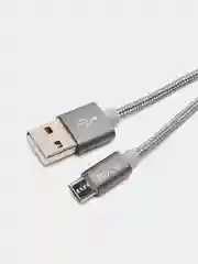 Серебряный кабель зарядный Hoco X2 (Type-C, Lightning, Micro-USB) для Apple iPhone или Андроид