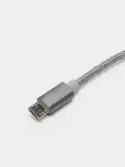 Серебряный кабель зарядный Hoco X2 (Type-C, Lightning, Micro-USB) для Apple iPhone или Андроид
