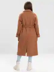 Бежевый пальто женское, оверсайз