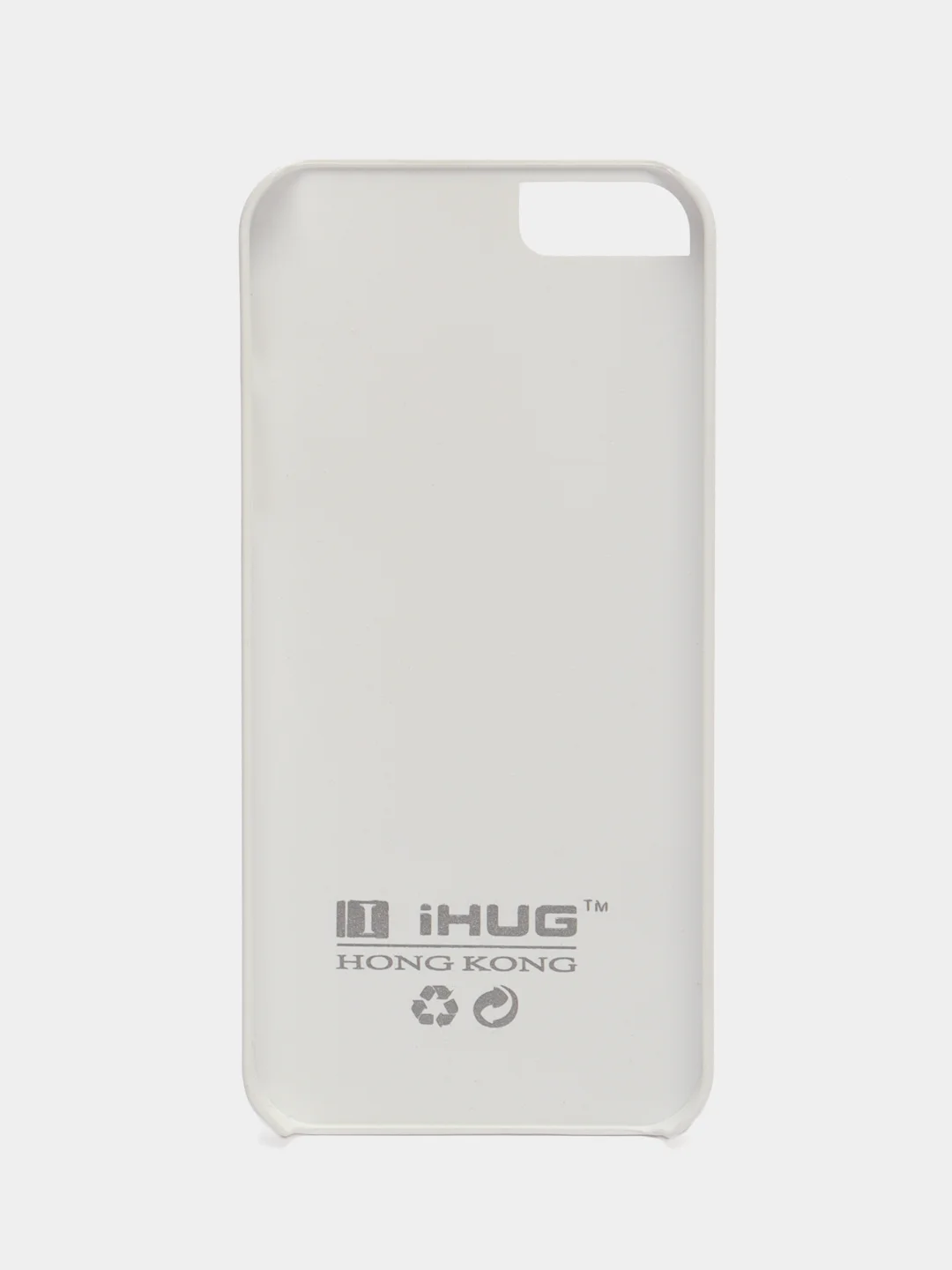 Белый пластиковый чехол для iPhone 5/5S/SE