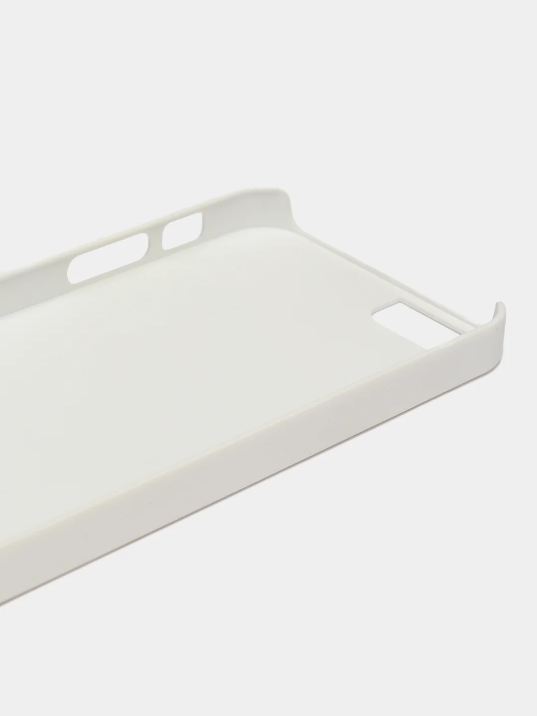 Белый пластиковый чехол для iPhone 5/5S/SE
