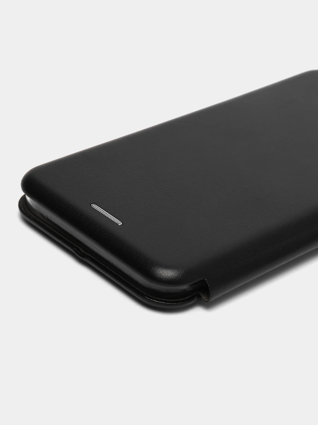 Черный чехол-книжка для Samsung Galaxy J6, Самсунг J 6, экокожа