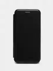 Черный чехол-книжка для Samsung Galaxy J6, Самсунг J 6, экокожа