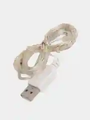 Лимонный светодиодная гирлянда USB для украшения рабочего места, интерьера, праздника, 1-4 метра