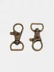 Аметистовый карабины металлические, 2 шт