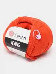 Розовый пряжа YarnArt Jeans 55% Хлопок 45% Акрил 50г 160м ( Часть 2) Ярн Арт Джинс