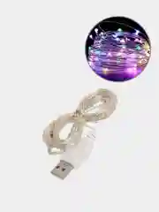 Прозрачный светодиодная гирлянда USB для украшения рабочего места, интерьера, праздника, 1-4 метра