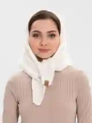 Белый косынка-бактус
