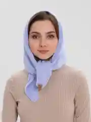 Сиреневый косынка-бактус