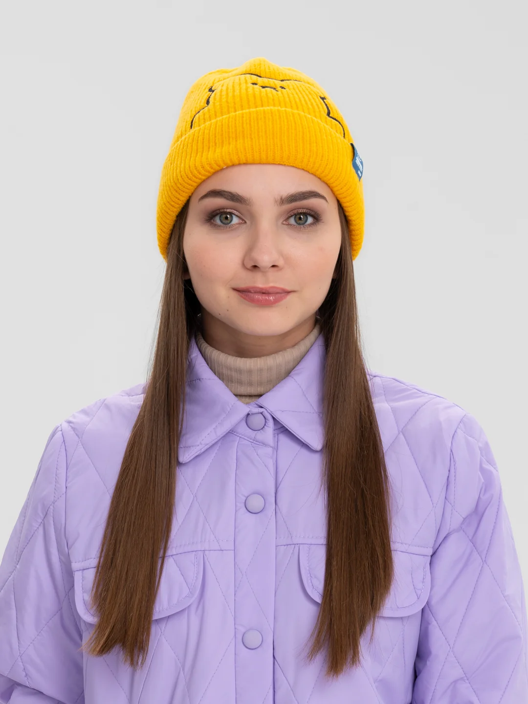 Горчичный шапка "Мишка"