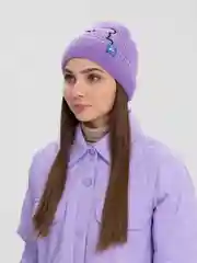 Пурпурный шапка "Мишка"