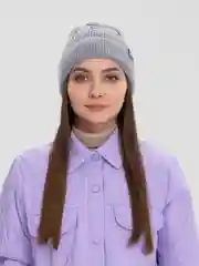 Серый шапка "Мишка"
