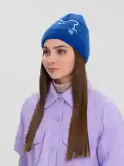 Синий шапка "Мишка"