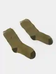 Хаки носки DexShell Ultra Thin Crew водонепроницаемые, трехслойные