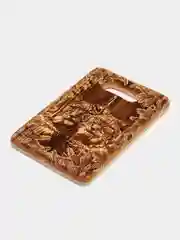 Молочный доска разделочная деревянная из массива кедра, малая 17x27х2,2 см