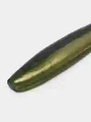 Оливковый виброхвост (10шт - 5см, 7см, 9см) "HENGJIA" силиконовая приманка