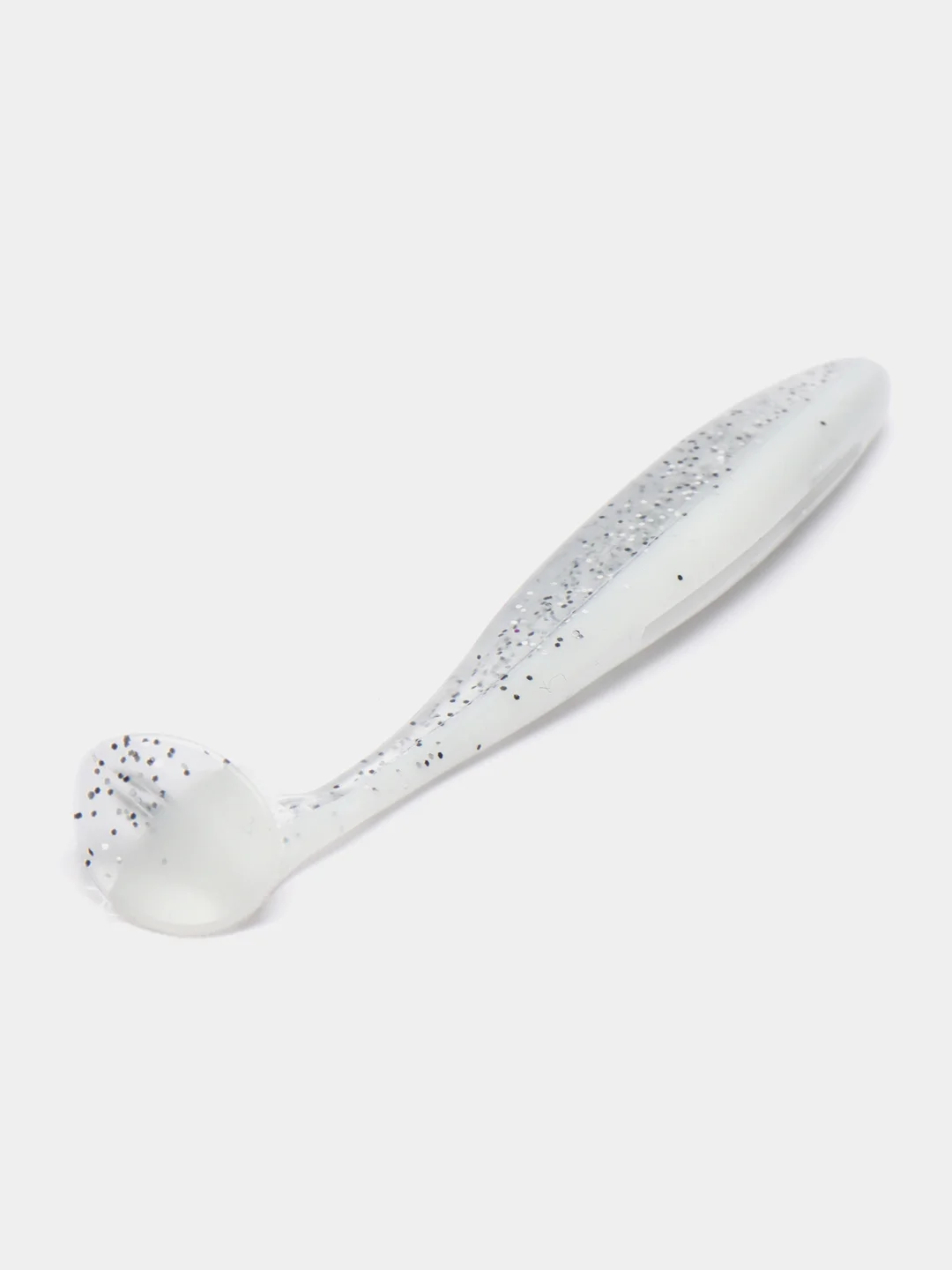 Серебряный виброхвост (10шт - 5см, 7см, 9см) "HENGJIA" силиконовая приманка