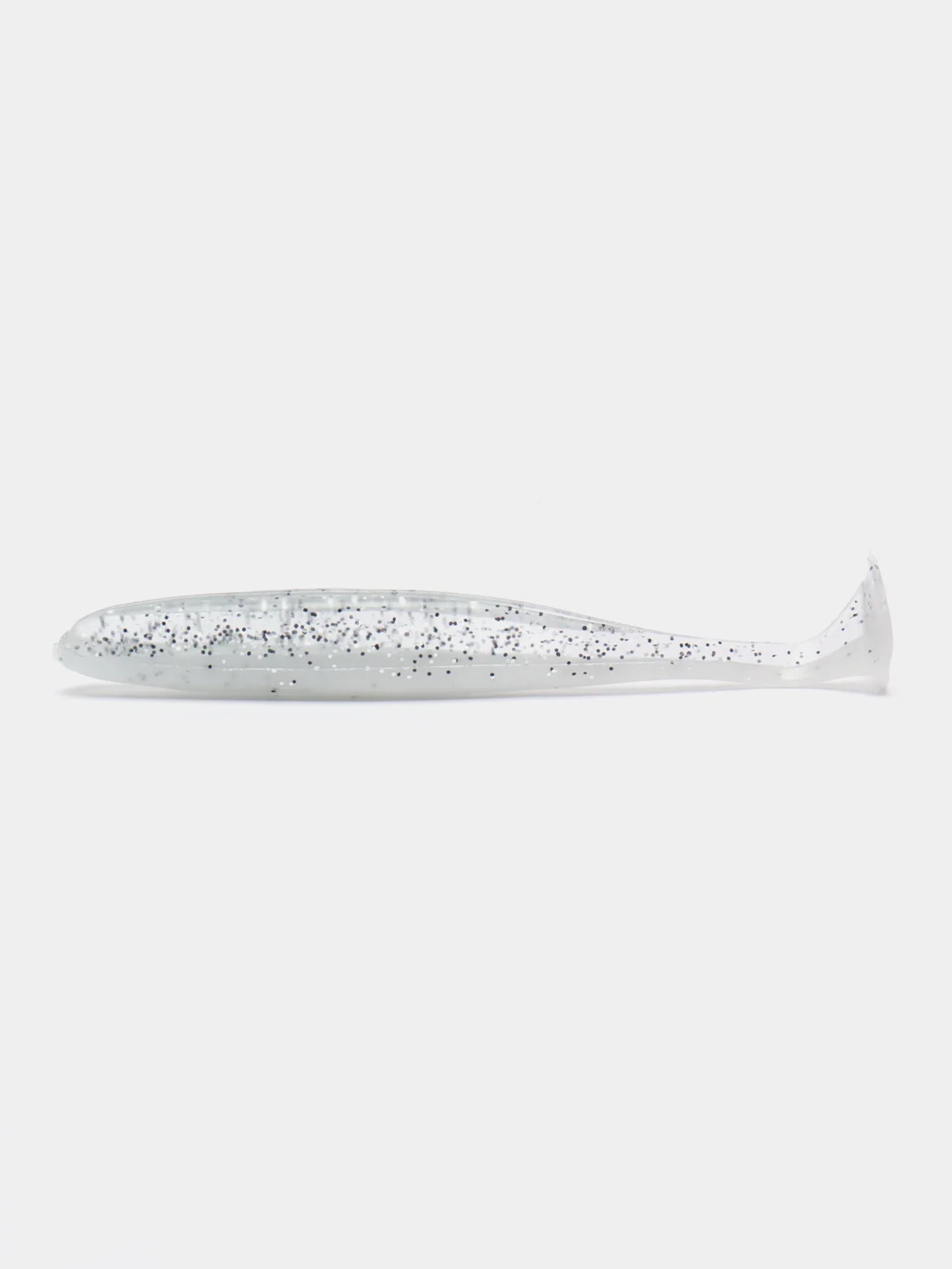 Серебряный виброхвост (10шт - 5см, 7см, 9см) "HENGJIA" силиконовая приманка