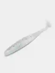 Серебряный виброхвост (10шт - 5см, 7см, 9см) "HENGJIA" силиконовая приманка