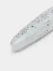 Серебряный виброхвост (10шт - 5см, 7см, 9см) "HENGJIA" силиконовая приманка