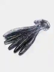 Фиолетовый виброхвост (10шт - 5см, 7см, 9см) "HENGJIA" силиконовая приманка