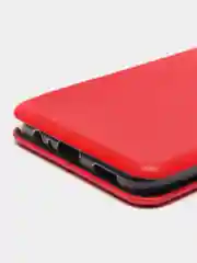 Красный чехол книжка Honor X7A с функцией подставки