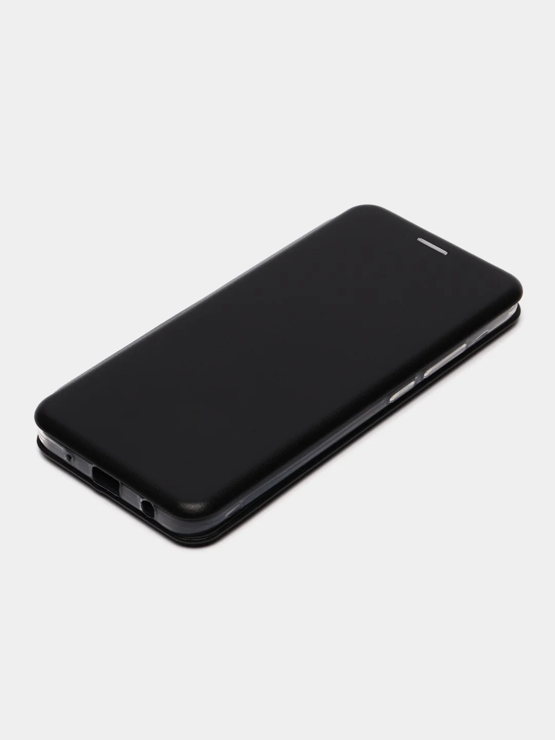 Черный чехол книжка на Xiaomi Redmi A1 Plus, Redmi A2 Plus на магните, с функцией подставки