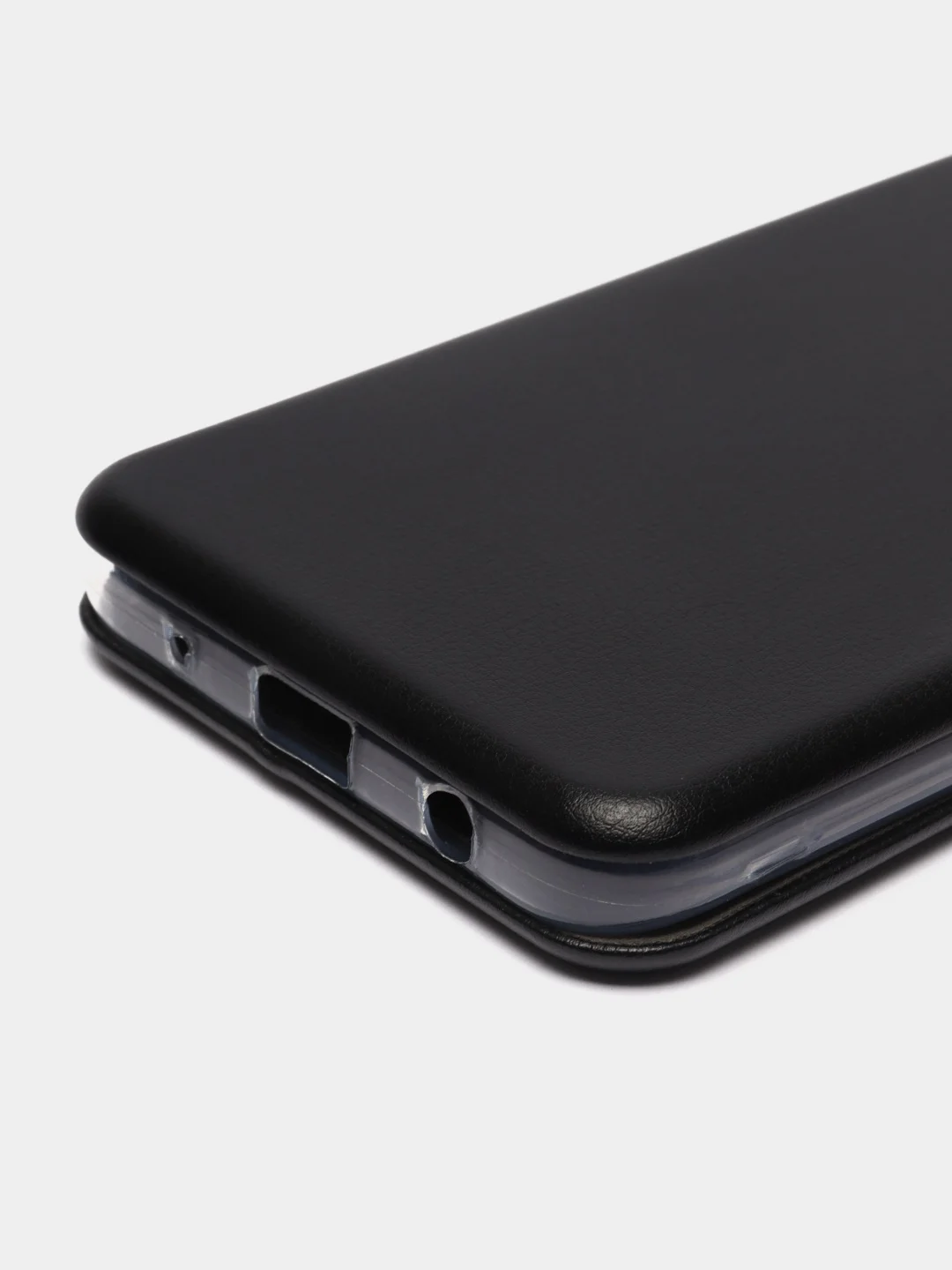 Черный чехол книжка на Xiaomi Redmi A1 Plus, Redmi A2 Plus на магните, с функцией подставки
