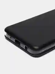 Черный чехол книжка на Xiaomi Redmi A1 Plus, Redmi A2 Plus на магните, с функцией подставки